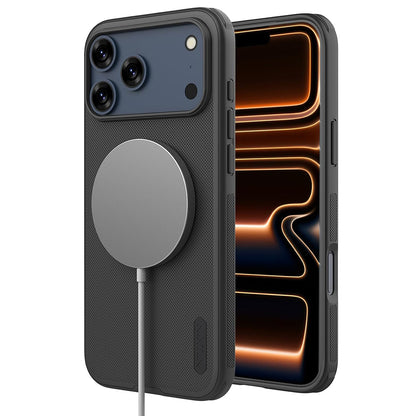 Husa MagSafe pentru Apple iPhone 18 Pro / 17 Pro, Nillkin, Super Shield Pro, Neagra