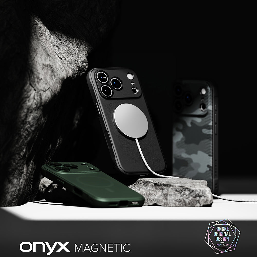 Husa MagSafe pentru Apple iPhone 18 Pro / 17 Pro, Ringke, Onyx, Camuflaj