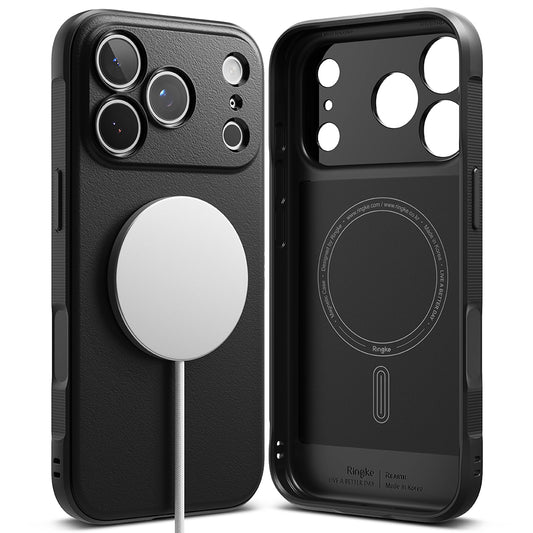 Husa MagSafe pentru Apple iPhone 18 Pro / 17 Pro, Ringke, Onyx, Neagra