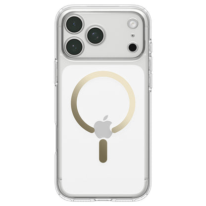 Husa MagSafe pentru Apple iPhone 18 Pro / 17 Pro, Spigen, Ultra Hybrid, Aurie Transparenta ACS12157