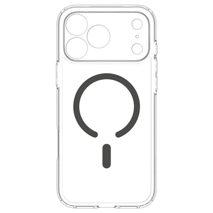Husa MagSafe pentru Apple iPhone 18 Pro / 17 Pro, Spigen, Ultra Hybrid, Gri Transparenta ACS12156