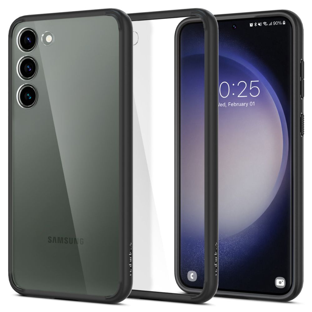 Husa MagSafe pentru Apple iPhone 18 Pro / 17 Pro, Spigen, Ultra Hybrid MagFit Le Mans, Neagra ACS10412