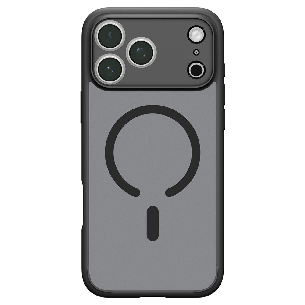 Husa MagSafe pentru Apple iPhone 18 Pro / 17 Pro, Spigen, Ultra Hybrid, Neagra Satinata ACS12160