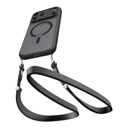Husa MagSafe pentru Apple iPhone 18 Pro / 17 Pro, Spigen, Ultra Hybrid, Neagra Satinata ACS12160