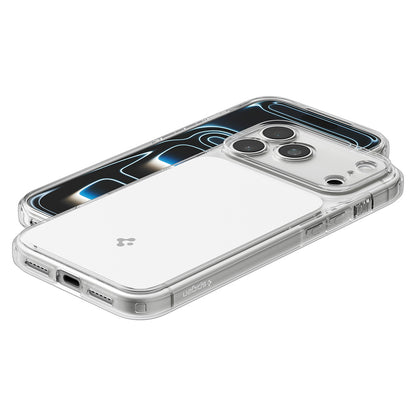 Husa MagSafe pentru Apple iPhone 18 Pro / 17 Pro, Spigen, Ultra Hybrid T, Alba ACS12169