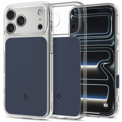 Husa MagSafe pentru Apple iPhone 18 Pro / 17 Pro, Spigen, Ultra Hybrid T, Albastra Mata ACS12172