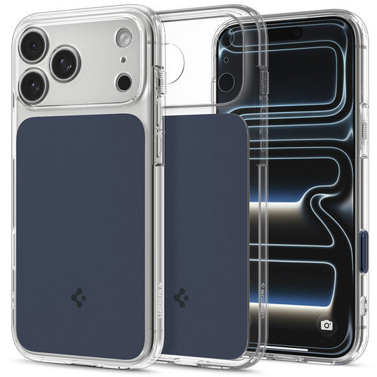 Husa MagSafe pentru Apple iPhone 18 Pro / 17 Pro, Spigen, Ultra Hybrid T, Albastra Mata ACS12172