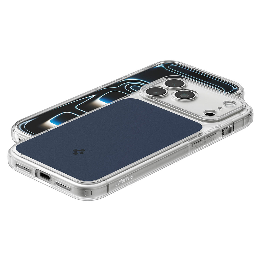Husa MagSafe pentru Apple iPhone 18 Pro / 17 Pro, Spigen, Ultra Hybrid T, Albastra Mata ACS12172