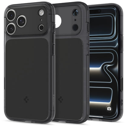 Husa MagSafe pentru Apple iPhone 18 Pro / 17 Pro, Spigen, Ultra Hybrid T, Neagra Mata ACS12171
