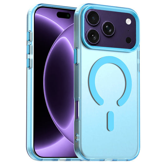 Husa MagSafe pentru Apple iPhone 18 Pro / 17 Pro, Techsuit, CandyCase, Albastra