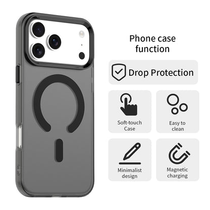 Husa MagSafe pentru Apple iPhone 18 Pro / 17 Pro, Techsuit, CandyCase, Neagra