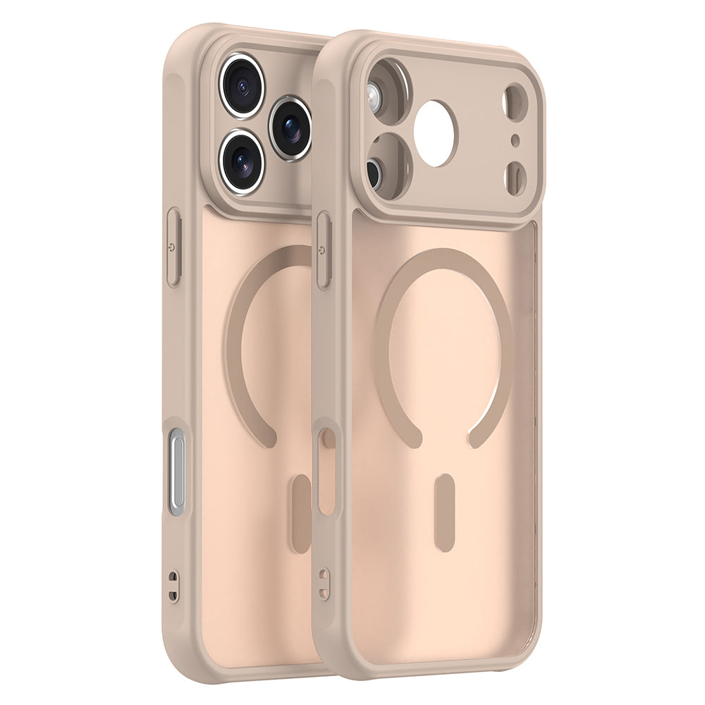 Husa MagSafe pentru Apple iPhone 18 Pro / 17 Pro, Techsuit, HaloFrost II, Aurie