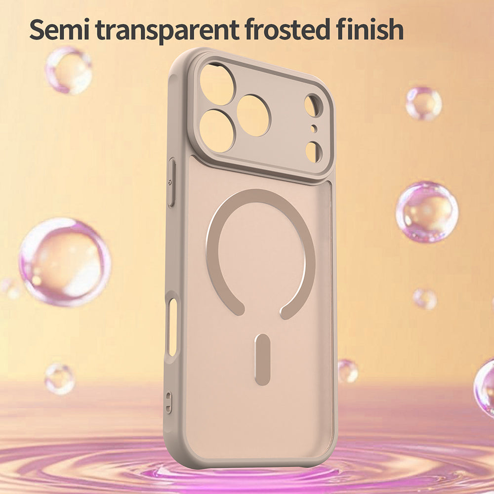 Husa MagSafe pentru Apple iPhone 18 Pro / 17 Pro, Techsuit, HaloFrost II, Aurie