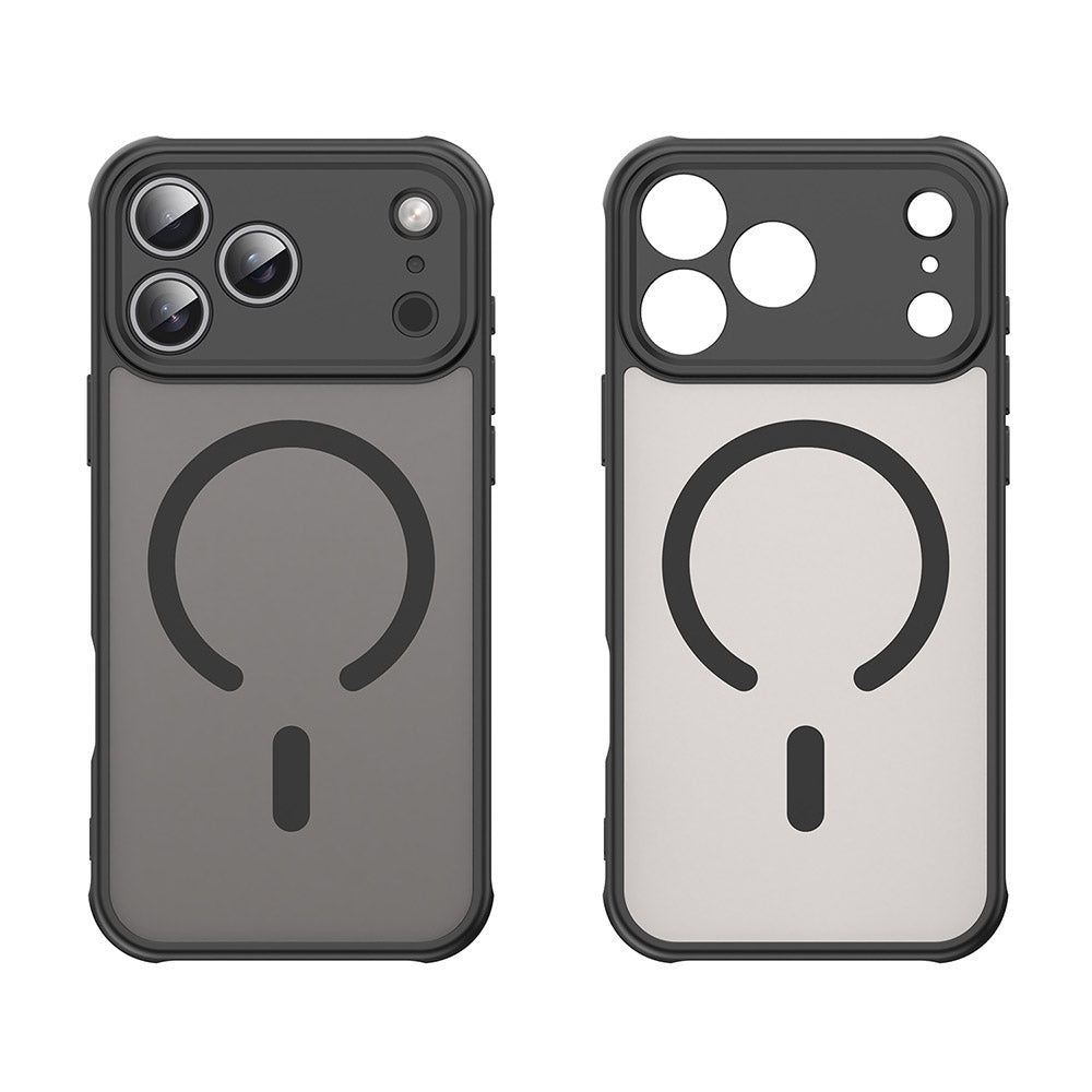 Husa MagSafe pentru Apple iPhone 18 Pro / 17 Pro, Techsuit, HaloFrost II, Neagra