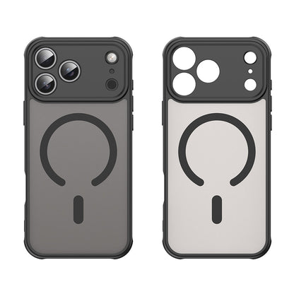 Husa MagSafe pentru Apple iPhone 18 Pro / 17 Pro, Techsuit, HaloFrost II, Neagra