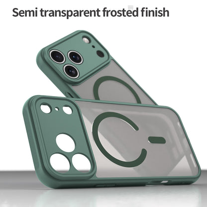 Husa MagSafe pentru Apple iPhone 18 Pro / 17 Pro, Techsuit, HaloFrost II, Verde
