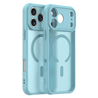 Husa MagSafe pentru Apple iPhone 18 Pro / 17 Pro, Techsuit, HaloFrost II, Verde Deschis