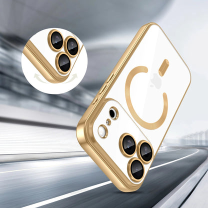 Husa MagSafe pentru Apple iPhone 18 Pro / 17 Pro, Techsuit, Luxury Crystal, Neagra