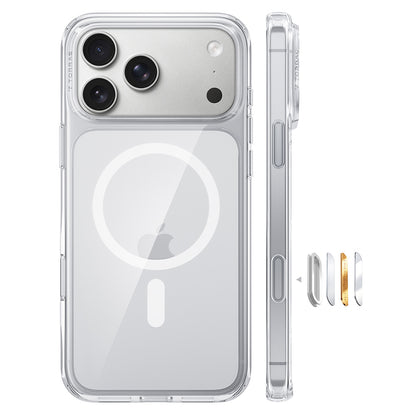 Husa MagSafe pentru Apple iPhone 18 Pro / 17 Pro, Torras, Guardian, Transparenta
