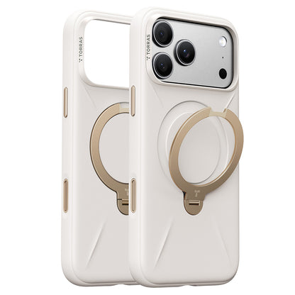 Husa MagSafe pentru Apple iPhone 18 Pro / 17 Pro, Torras, QPRO Silicone, Alba
