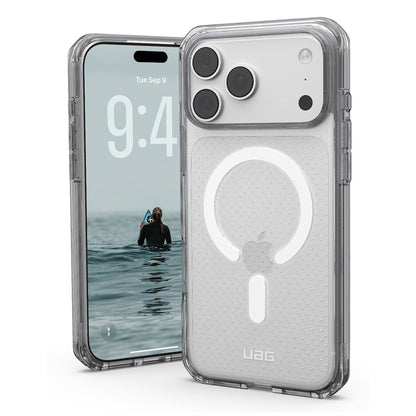Husa MagSafe pentru Apple iPhone 18 Pro / 17 Pro, Urban Armor Gear, Dot, Argintie