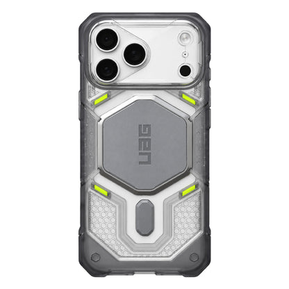 Husa MagSafe pentru Apple iPhone 18 Pro / 17 Pro, Urban Armor Gear, Monarch Pro, Argintie