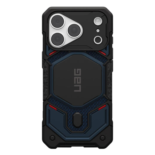 Husa MagSafe pentru Apple iPhone 18 Pro / 17 Pro, Urban Armor Gear, Monarch Pro Kevlar, Bleumarin