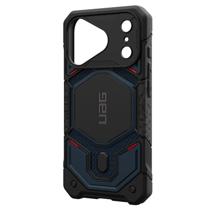Husa MagSafe pentru Apple iPhone 18 Pro / 17 Pro, Urban Armor Gear, Monarch Pro Kevlar, Bleumarin