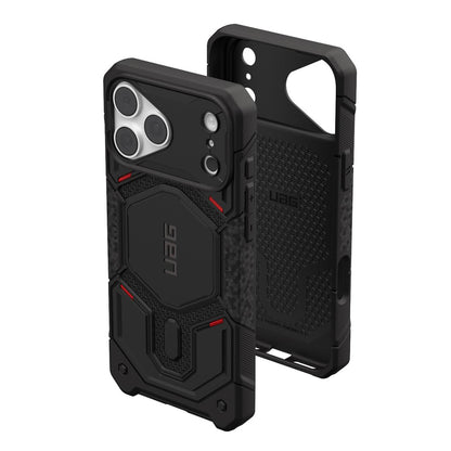 Husa MagSafe pentru Apple iPhone 18 Pro / 17 Pro, Urban Armor Gear, Monarch Pro Kevlar, Neagra