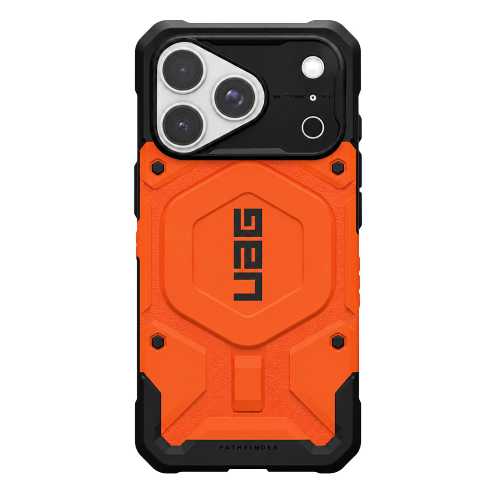 Husa MagSafe pentru Apple iPhone 18 Pro / 17 Pro, Urban Armor Gear, Pathfinder, Portocalie