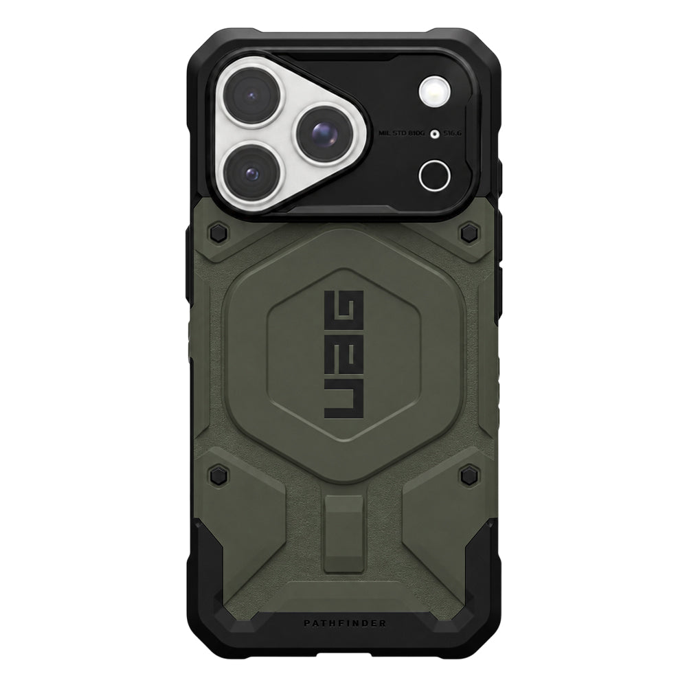 Husa MagSafe pentru Apple iPhone 18 Pro / 17 Pro, Urban Armor Gear, Pathfinder, Verde