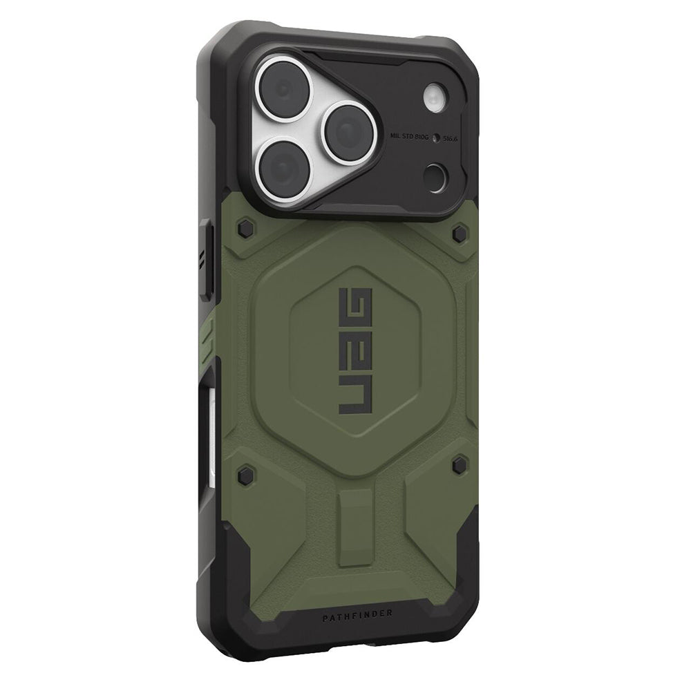 Husa MagSafe pentru Apple iPhone 18 Pro / 17 Pro, Urban Armor Gear, Pathfinder, Verde