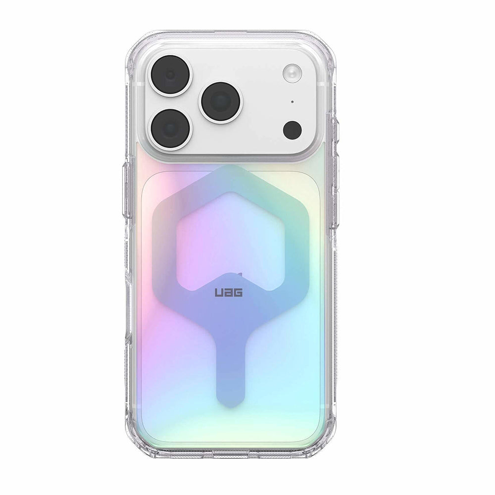 Husa MagSafe pentru Apple iPhone 18 Pro / 17 Pro, Urban Armor Gear, Plyo, Iridescent
