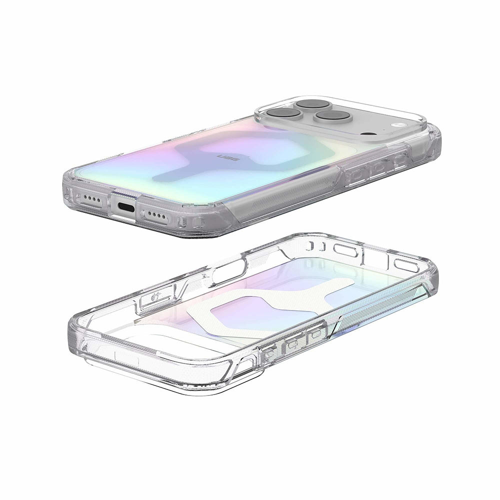 Husa MagSafe pentru Apple iPhone 18 Pro / 17 Pro, Urban Armor Gear, Plyo, Iridescent