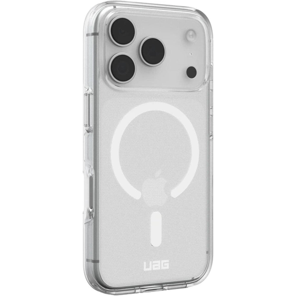 Husa MagSafe pentru Apple iPhone 18 Pro / 17 Pro, Urban Armor Gear, Scout Clear, Alba