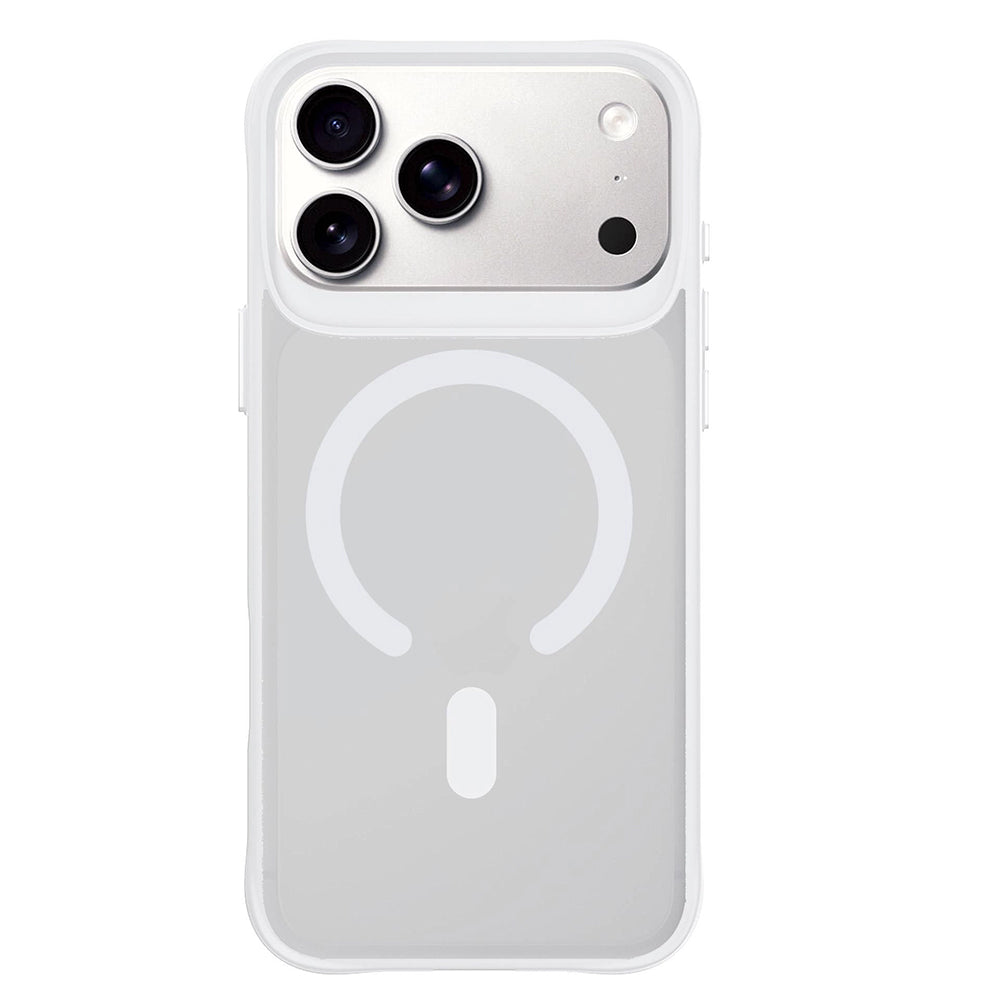 Husa MagSafe pentru Apple iPhone 18 Pro Max / 17 Pro Max, 3MK, Smoke MagCase, Alba
