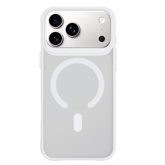 Husa MagSafe pentru Apple iPhone 18 Pro Max / 17 Pro Max, 3MK, Smoke MagCase, Alba