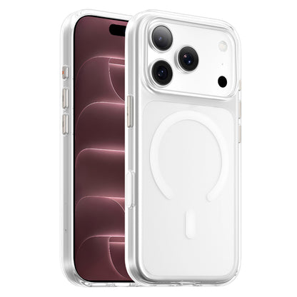 Husa MagSafe pentru Apple iPhone 18 Pro Max / 17 Pro Max, Blueo, Crystal Pro Anti-Drop, Transparenta