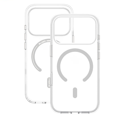 Husa MagSafe pentru Apple iPhone 18 Pro Max / 17 Pro Max, Blueo, Crystal Pro Anti-Drop, Transparenta
