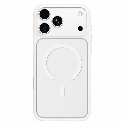 Husa MagSafe pentru Apple iPhone 18 Pro Max / 17 Pro Max, Blueo, Skin Friendly Anti-Drop, Alba Satinata
