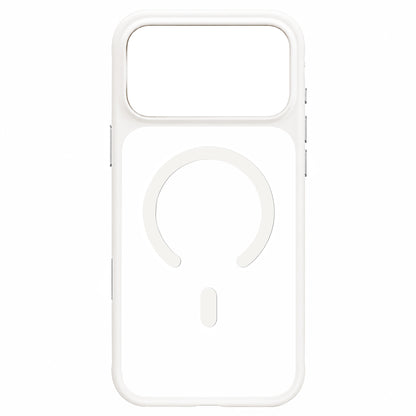 Husa MagSafe pentru Apple iPhone 18 Pro Max / 17 Pro Max, Blueo, Skin Friendly Anti-Drop, Alba Satinata