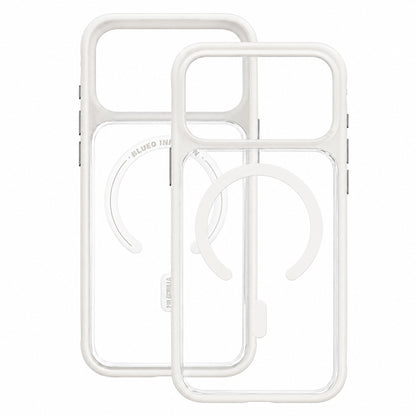 Husa MagSafe pentru Apple iPhone 18 Pro Max / 17 Pro Max, Blueo, Skin Friendly Anti-Drop, Alba Satinata