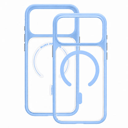 Husa MagSafe pentru Apple iPhone 18 Pro Max / 17 Pro Max, Blueo, Skin Friendly Anti-Drop, Albastra Satinata