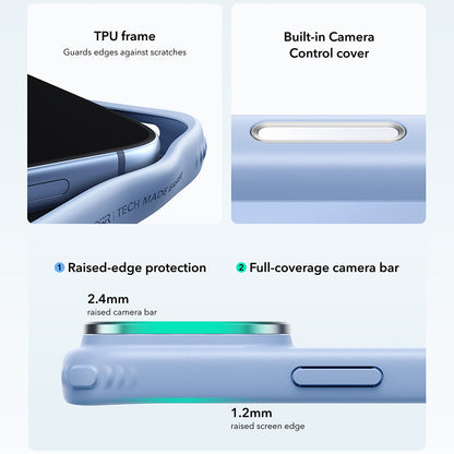 Husa MagSafe pentru Apple iPhone 18 Pro Max / 17 Pro Max, ESR, Classic Hybrid Kickstand, Bleu Satinata