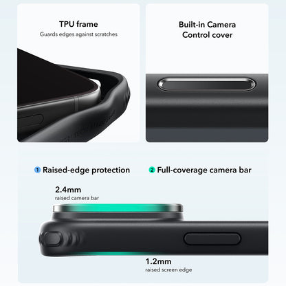 Husa MagSafe pentru Apple iPhone 18 Pro Max / 17 Pro Max, ESR, Classic Hybrid Kickstand, Neagra Satinata
