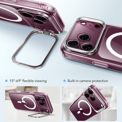 Husa MagSafe pentru Apple iPhone 18 Pro Max / 17 Pro Max, ESR, Classic Hybrid Kickstand, Transparenta