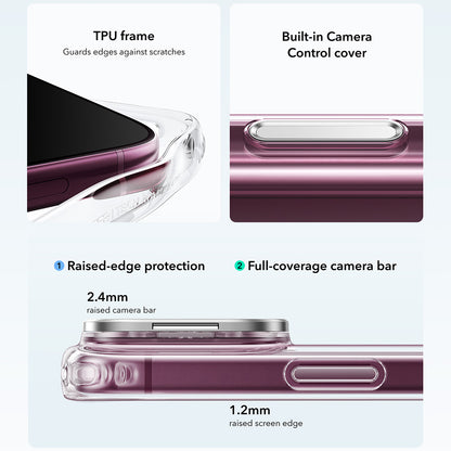 Husa MagSafe pentru Apple iPhone 18 Pro Max / 17 Pro Max, ESR, Classic Hybrid Kickstand, Transparenta