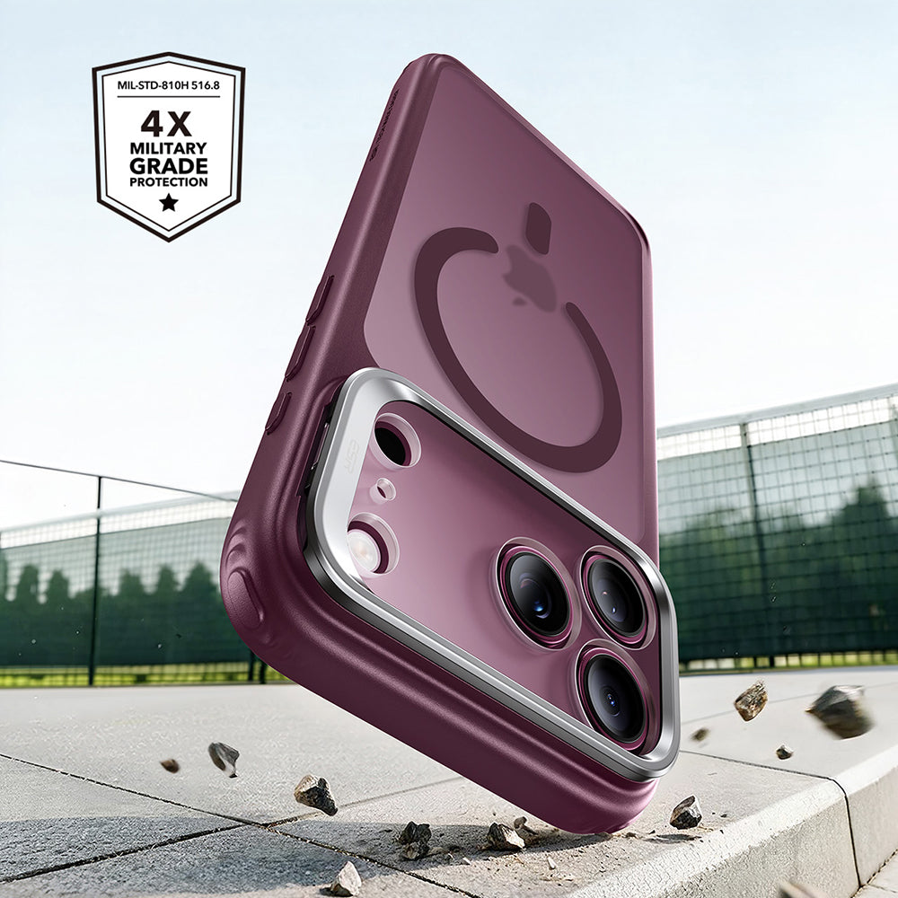 Husa MagSafe pentru Apple iPhone 18 Pro Max / 17 Pro Max, ESR, Classic Hybrid Kickstand, Visinie Inchis Satinata