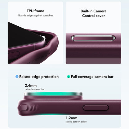 Husa MagSafe pentru Apple iPhone 18 Pro Max / 17 Pro Max, ESR, Classic Hybrid Kickstand, Visinie Inchis Satinata