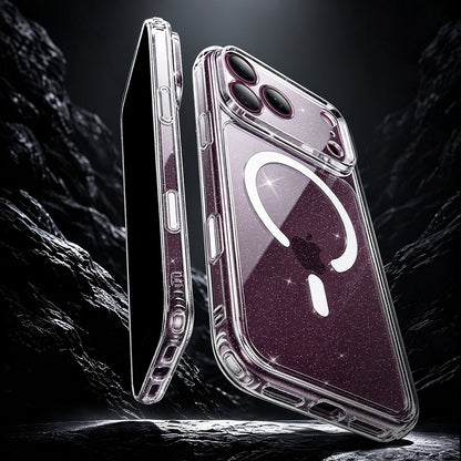 Husa MagSafe pentru Apple iPhone 18 Pro Max / 17 Pro Max, ESR, Classic Hybrid Shimmer, Transparenta